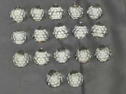 18368-LAZER KESİM ŞEFFAF KRİSTAL TOPTAŞ ÇAPI 30 MM**ADET FİYATI**
