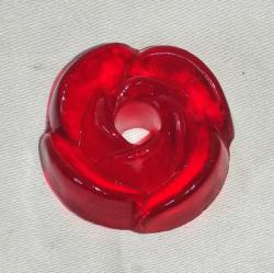 18371-KIRMIZI RENK KRİSTAL MURANO CAM GÜL OBJE**ÇAPI 4.7 CM YÜKSEKLİK 2,8 CM DELİK ÇAPI 1,1 CM**ADET FİYATIDIR**