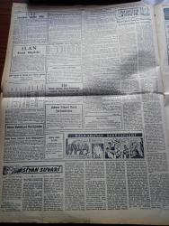 Halkçı Gazetesi - 27 Temmuz 1955 - Suriye Hududunda Hadise Çıktı - Üçlü Konferansın Tehirine Dair İngiltere Yunan Teklifini Reddetti - Sabık Mısır Kralı Faruk Dün Paris'te Bir Basın Toplantısı Yaptı - Üçüncü Ölüm Yıldönümünde Arjantin Cumhurbaşkanının Eşi Eva Peron İçin Tören - İzmir Çeşme'de Leyleklerle Kartallar Çarpışıyor - Suriye Sınırında Kanlı Çarpışmalarda Bir Erimiz Şehit Düştü - Tarım Bakanı Nedim Ökmen Dün Radyoda Konuştu - Ali Tetik Atomik Polis Hafiyesi Çizgi Roman - Bir Ömrün Çilesi Nakleden Selami İzzet Sedes Yazı Dizisi - Tarihi Mezarlıklar Bakımdan Mahrum - Otomobil Plakaları Değiştiriliyor - Silviya Halkçı'nın Resimli Romanı - Zonguldak'ta Kan Bankası Kuruluyor - Siyah Süvari Yazan Valentine Williams Yazı Dizisi - Hüseyin Cahit Yalçın'ın 50 Yıllık Hatıraları Atatürk Devri Yazan Hüseyin Cahit Yalçın Yazı Dizisi - Çocuk Köşesi - Büyük Türk Efsanesi Kan Turalı - Tenis Kulübü Başkanı Nedeni Berk - Vefa Takımı Yeni Sezonu Bir Basın Toplantısıyla Açtı - Boks