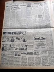Halkçı Gazetesi - 7 Mayıs 1955 - Yozgat Cinayeti Çok Çetin Safhalar Arzediyor - Kiracı Mı Ev Sahibi Mi Galip Çıkacak -  Papaz Makarios Bu Defa İngilizlere Çatıyor - Futbol Federasyonu Başkanı Hasan Polat Faaliyetleri İzah Ediyor - Ali Tetik Atomik Polis Hafiyesi Çizgi Roman - Yosmanın Aşkı Mary Anne Yazan Daphne Du Maurier Yazı Dizisi - Rotary Kulübü İş Ahlakını Yükseltecek - Silviya Halkçı'nın Resimli Romanı - Hüseyin Cahit Yalçın'ın 50 Yıllık Hatıraları Atatürk Devri Yazan Hüseyin Cahit Yalçın Yazı Dizisi - Siyah Süvari Yazan Valentine Williams Yazı Dizisi - Mehmet Akif Bir İslam Şairinin Romanı Yazan Emin Erişirgil Yazı Dizisi - Ankara Radyosunda Birbuçuk Saat Kahkaha - Hem Caz Şarkıcılığı Hem Alaturka Şarkılar Söyleyen Selahattin Özgü Bir Parfümeri Mağazası Açtı - Schiller'in 150. Yıldönümünde Devlet Tiyatromuzda da Bir Anma Töreni Tertip Edildi -  Soprano Atıfet Usmanbaş'ın Zarif Bir Jesti - Mobilgas - Ordu Boks Takımı Almanya'ya Gitti