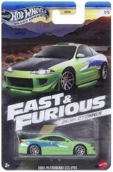Brian O'Conner Seti 1/5 - Hot Wheels 1995 Mitsubishi Eclipse - Fast & Furious