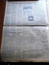 Ulus Gazetesi - 4 Ocak 1950 - Amerikan Kongresini İlk Toplantısını Yaptı - Hüseyin Cahit Yalçın Köşe Yazısı - Meyve Ve Sebze Halinde Dün 16 Dükkan Yandı - Başbakan Şemsettin Günaltay Şişe Fabrikasını Gezdi - Bu Yılki Şeker İhtisali - Zorla Çalıştırılmak Alman İşçileri -  Beni Nasıl Unuttun Yazan Gwen Bristow Yazı - Toprak Mahsulleri Ofisinin Yemeklik Yağları Büyük Rağbet Gördü - Londra Olimpiyatları Filmi Oynatılmıyor - Amerikan Askeri Kuvvetleri Antil Denizinde Manevralar Yapacak - Zağrafyan Lisesi Basketbolcuları Geliyor - Kütle Psikolojisi Yazan Profesör Doktor Yavuz Abadan - Çocuk Köşesi - Tarihi Hikaye Tekfurun Düğününde Kopan Kavga - Resimlerle Dünya Olayları - Açan Kamarası İnşaatı Bitiyor - Hikaye Gecenin Sırrı Yazan Jacques Andrie - Öküz Baş Çiviti - Taklit Sanatının Rekorunu Kıran Cevat Kurtuluş - Bulmaca - Ankara İstanbul Radyosu Programı - Reosil Öksürüğü Keser - Hazin Aşk Filmi Ulus Sinemasında - Sadık Aldoğan İtiraf Etti