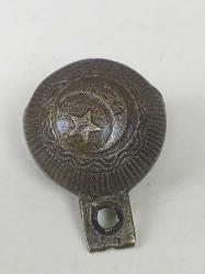 Antika Osmanlı Yazılı Bronz Çan - Zil