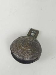 Antika Osmanlı Yazılı Bronz Çan - Zil