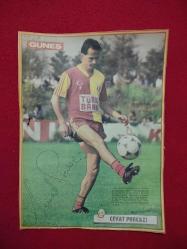 Efemera - Cevad Prekazi, Galatasaray - Mini Poster - Güneş Gazetesi - 25x18 cm - Albümden Çıkma - Haliyle - kitantik - kitaLog