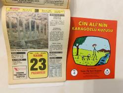 23 Kasım 1992 hediyelik orijinal Hürriyet takvim yaprağı (Cin Ali kitabı hediyeli:)