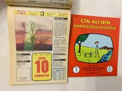 10 Ekim 1992 hediyelik orijinal Hürriyet takvim yaprağı (Cin Ali kitabı hediyeli:)