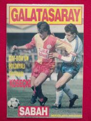 Galatasaray 1991/1992 Poster, Kosecki, Fiktür - 4 Sayfa