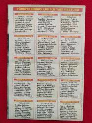 Galatasaray 1991/1992 Poster, Kosecki, Fiktür - 4 Sayfa