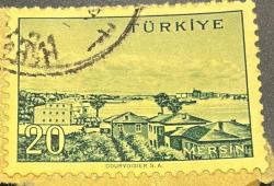 Mektup Zarfından Kesilmiş / Postadan Geçmiş Pul Filateli - Damgalı - MERSİN, 20 PARA - Türkiye Cumhuriyeti, NOSTALJİK DOĞUM GÜNÜ HEDİYESİ