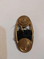 OSMANLI DENİZCİ PAŞA KILIÇ KEMER TAKIMI APARATI.3,5 x 6,5 cm.
