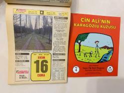 16 Ekim 1992 hediyelik orijinal Hürriyet takvim yaprağı (Cin Ali kitabı hediyeli:)