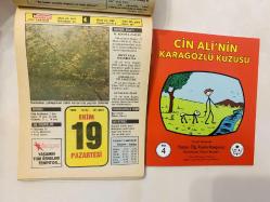 19 Ekim 1992 hediyelik orijinal Hürriyet takvim yaprağı (Cin Ali kitabı hediyeli:)