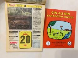 20 Ekim 1992 hediyelik orijinal Hürriyet takvim yaprağı (Cin Ali kitabı hediyeli:)