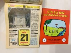 21 Ekim 1992 hediyelik orijinal Hürriyet takvim yaprağı (Cin Ali kitabı hediyeli:)
