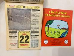 22 Ekim 1992 hediyelik orijinal Hürriyet takvim yaprağı (Cin Ali kitabı hediyeli:)