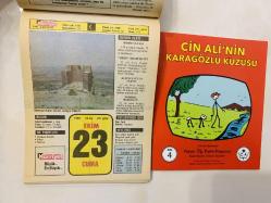23 Ekim 1992 hediyelik orijinal Hürriyet takvim yaprağı (Cin Ali kitabı hediyeli:)