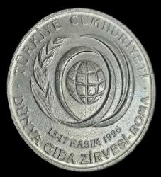 Dünya Gıda Zirvesi Roma 1996 50 Bin Lira Çil