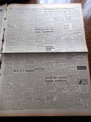 Ulus Gazetesi - 3 Kasım 1959 - Şa Şa Şa Triumvira Yakup Kadri Karaosmanoğlu Köşe Yazısı - Değerli Sanatkar Halide Pişkin Toprağa Verildi - İstanbul Üniversitesi Rektörü Sıddık Sami Onar İlim Siyasetin Emrinde Değildir Dedi - Ankara Ve İstanbul Üniversiteleri Açıldı - İsmet İnönü Ve İsmail Rüştü Aksal Osman Bölükbaşı'nı Ziyaret Etti - Kıbrıs'ta İhtilaf  Konusu Olan Anayasaya İçin Çalışmalara Başlandı - Maden İşçileri Sendikası - Uluslararası Dolandırıcı Bruno Przetak Hakkında 7 Kişi Daha Dün Savcılığa Müracaat Etti - Milli Türk Talebe Birliği Kongresinde Tartışmalar - Nükleer Silah Denemelerinin Durdurulması - Gölbaşında Amerikan Şirketinde Çalışan 550 Türk İşçi Toplu Halde İşten Çıkarıldı - Amerikan Şirketi Tarafından İşten Çıkarılan 550 İşçinin 350'si Sessiz Gösterisini Polis Dağıttı - Kumsalda Çeviren Bilge Karasu Yazı Dizisi - Başlar Ve Ayaklar Yazan Salahattin Hakkı Esatoğlu - Sahne Yazan Metin And - Emil Galip Sandalcı - Fas'taki Amerika'nın Üslerinin Tahliyesi -Rockfeller Tesisi