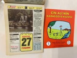 27 Ağustos 1992 hediyelik orijinal Hürriyet takvim yaprağı (Cin Ali kitabı hediyeli:)