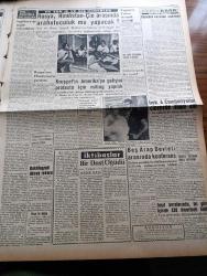 Ulus Gazetesi - 14 Eylül 1959 - Canlı Gerçekler Ve Kuru İddialar Yazan Yakup Kadri Karaosmanoğlu Köşe Yazısı - Avrupa Şampiyon Kulüpler Turnuvası Maçında Fenerbahçe Csepel İle Berabere Kaldı - Profesör Turhan Feyzioğlu Devlet Radyosunu Bu Suretle Kullananların Yakasına Ellerimiz Yapışacaktır - Tarihte Bugün  İradei Milliye'nin İlk Sayısı - Kınık Ve Soma'nın 37. Kurtuluş Yılı Törenle Kutlandı - Keşan'da Petrol Bulundu - Cezayir'de Şimdiye Kadar 800 Bin Milliyetçi Öldü - Diyarbakır'da Cumhuriyet Halk Partisine Yapılan İthamlar - Bella'nın Ölümü Yazan Georges Simenon Yazı Dizisi - Demokrat Parti Levhasını Koyunca Kaçak Bina Yıkılmadı - Rusya Hindistan Çin Arasında Arabulucuk Mu Yapacak - İngiliz Grace Kelly'si Jean Dawnay - Irak Birleşik Arap Cumhuriyetini Cinayetle İtham Etti - Daktilografi Dünya Rekoru Bir İtalyan 152 Saat Daktilo Yazdı - Piyale Makarnası - Hacettepe Ankaragücü Maçı - Ankara'da Sinemalar Programı - Tüberküloz Kongresi Bu Sabah Başlıyor - İsrail Uçaklarının Hücumu