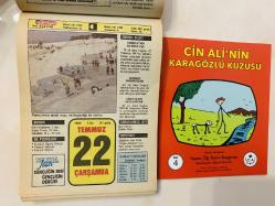 22 Temmuz 1992 hediyelik orijinal Hürriyet takvim yaprağı (Cin Ali kitabı hediyeli:)