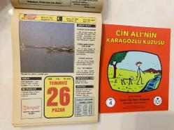 26 Temmuz 1992 hediyelik orijinal Hürriyet takvim yaprağı (Cin Ali kitabı hediyeli:)