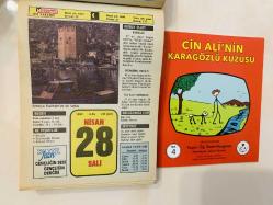 28 Nisan 1992 hediyelik orijinal Hürriyet takvim yaprağı (Cin Ali kitabı hediyeli:)