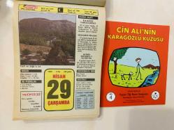 29 Nisan 1992 hediyelik orijinal Hürriyet takvim yaprağı (Cin Ali kitabı hediyeli:)