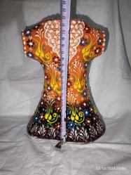 KÜTAHYA  çini el yapımı BİNDALLI - BOYU 22 CM