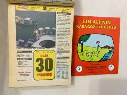 30 Ocak 1992 hediyelik orijinal Hürriyet takvim yaprağı (Cin Ali kitabı hediyeli:)