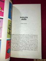 LEADERSHIP SKILLS / JOHN ADAIR / MANAGEMENT SHAPERS / INSTITUTE OF PERSENNOL AND DEVELOPMENT / İNGİLİZCE KİTAP (LİDERLİK BECERİLERİ)
