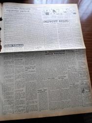 Ulus Gazetesi - 24 Ocak 1957 - Eisenhower'in Doktrini Dolayısıyla Sovyetler Türkiye İran Ve Japonya'yı Tehdit Ediyor - CHP Kars Milletvekili Turgut Göle'nin Dokunulmazlığı Kaldırıldı -  Uzman Çavuşlara Dair Kanun Teklifi - Monaco Prensesi Grace Kelly Bir Kız Çocuğu Dünyaya Getirdi - Batı Almanya'ya 140 Milyon Borçluyuz - Üniversiteler Kanununda Değişiklikler Yapılacak - Bir Zamanlar Rus Casusu İdim Anlatan Jean Sprecher Yazı Dizisi - Yeni Şiirler 1957 Yazan Ataç - Musiki Dünyası Toscanini Weber Boran Helikon Arel Yazan İlhan K. Mimaroğlu - Halkının Egemenlik Hakkına Saygı Gösterilmesi Hususunda Cezayir Eisenhower'in Arabuluculuğunu İstedi - Ölen Kim Öldüren Kim Bulgar Casusu Selmanof'un Maceraları Yazı Dizisi - Sibirya Mahkumları Yazan Slavomir Rawicz Yazı Dizisi - Silviya Yüzme Havuzunda Çizgi Roman - Baykara Hazreti Süleyman'ın Taşı Çizgi Roman - Fenerbahçe 2. Devreye 4 Gollü Galibiyetle Başladı - İzmir Spor Sitesi - Basketbol Faaliyeti Kontrol Edilecek