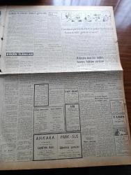 Ulus Gazetesi - 23 Ocak 1957 - Cumhuriyet Halk Partisi Şeker Konusunda Gensoru Verildi - Kıbrıs'ta Bir Türk Polisinin Öldürülmesi Üzerine Çıkan Hadiseler - Macmillan Lider Seçildi - İstanbul Ticaret Odasında Milli Korunma Kanunu da Tenkidler en Uğradı - Ender Rastlanan Meteorolojik Bir Olay Gökte Kıpkırmızı Bir Bulut Görüldü - Eğitim Bütçesinde Kavga Derecesinde Tartışmalar - Prenses Grace Kelly'nin Bebeğine Bakmak İçin Gelen Margaret Stahl - Konfüçyüs Ve Devlet Adamlığı Yazan Suphi Uzunca - Bir Zamanlar Rus Casusu İdim Anlatan Jean Sprecher Yazı Dizisi - İsrail Sina'yı Boşaltıyor - Sibirya Mahkumları Yazan Slavomir Rawicz Yazı Dizisi - Ölen Kim Öldüren Kim Bulgar Casusu Selmanof'un Maceraları Yazı Dizisi - Benelux Kumarhanesi - Galatasaray Fenerbahçe Basket Mücadelesi - Puşkaş Macaristana Dönecekmiş - Fenerbahçe Bugün İkinci Devreye Başlıyor - Galatasaray Ankaralılara Teşekkür Ediyor - Fay Temizleme Tozu - İstanbul Maçlarında Ankaralı Hakemler