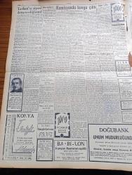 Ulus Gazetesi - 28 Ocak 1956 - Ara Seçimleri Yazan Hüseyin Cahit Yalçın Köşe Yazısı - Demokrat Partili Bir Milletvekilinin Görüşü Milletler Zulüm İle İdare Edilir - Mareşal Bulganin Amerika'ya Anlaşma Teklif Etti - Kasım Gülek Yarın Aydın'a Gidecek - Mümtaz Tarhan'ın Siyasi Ders Verdiği Sınıf - Fransız Kabinesini Kurma Teşebbüsleri - Adalet Komisyonunda İspat Hakkı Görüşüldü - Borçlanma Meselesi Yazan Namık Zeki Aral - Mareşal Tito'nun Yeni Rolü Yazan Ahmet Şükrü Esmer Köşe Yazısı - Ankara İstanbul Radyosu Programı - Nerede Kalmıştık Yazan Sırrı Atalay - Silviya Sevimli Model Çizgi Roman - Baykara Altın Küre Çizgi Roman - 30 Kilometrelik Kayak Yarışını Finlandiyalı Hakulinen Kazandı - Fenerbahçe İle Havagücü Oynuyor - Austria Kosta Rika Karşılaşması - Hokey Müsabakaları - Türkiye Kredi Bankası - Çiftlik Ulupınar Arsaları - Yaşlı Gözler Filmi Başrolde Deniz Tanyeli Ve Halide Pişkin