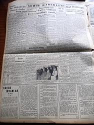 Yeni İstanbul Gazetesi - 25  Nisan 1953 - Paris Toplantısı Yazan Mustafa Nermi Köşe Yazısı - Kore'de 4 Türk Esiri Daha Dün İade Edildi -  Askeri Tıp Akademisi Kadrosundaki Tasfiye - Roosevelt'in Eşine Dair Bir İddia - Antidemokratik Kanunlara Dair Hazırlanan Gizli Rapor - İsmet İnönü'den 37.500 Lira İsteniyor - Küçük İnsanlar Yazan Faik Baysal Yazı Dizisi - Marmara Lokalinde Münazara Polis Filmleri Çocuklara Zararlı - 2700 Yavrukurdun Katılacağı Gösteri - Gülhane Tıp Akademisine Dair Seyfi Kurtbek'in İlhamları - Kore'den Gelen Esir Mektupları - Binbir Gece Masalları Şekerpare Çeviren Reşat Nuri Güntekin Yazı Dizisi - Memleket Ve Dünya Borsa Ve Piyasaları - Ereğli Limanı İnşaatı İlerliyor - Büyük Röportaj Serisi İslam Memleketleri Yazan Fikret Adil Yazı Dizisi - Kızıltoprak Zühtüpaşa İlkokulunda Bir Kaç Saat - Necipbey Briyantini - Robbi Krem - Arı Bisküvileri - Alman Malı Wulfel Santrifüj Pompaları -  Büyük Bir Altın Ve Vergi Kaçakçılığı - Andre Gide Meşhur Romancı Colette'ye Mektup