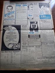 Yeni İstanbul Gazetesi - 25  Nisan 1953 - Paris Toplantısı Yazan Mustafa Nermi Köşe Yazısı - Kore'de 4 Türk Esiri Daha Dün İade Edildi -  Askeri Tıp Akademisi Kadrosundaki Tasfiye - Roosevelt'in Eşine Dair Bir İddia - Antidemokratik Kanunlara Dair Hazırlanan Gizli Rapor - İsmet İnönü'den 37.500 Lira İsteniyor - Küçük İnsanlar Yazan Faik Baysal Yazı Dizisi - Marmara Lokalinde Münazara Polis Filmleri Çocuklara Zararlı - 2700 Yavrukurdun Katılacağı Gösteri - Gülhane Tıp Akademisine Dair Seyfi Kurtbek'in İlhamları - Kore'den Gelen Esir Mektupları - Binbir Gece Masalları Şekerpare Çeviren Reşat Nuri Güntekin Yazı Dizisi - Memleket Ve Dünya Borsa Ve Piyasaları - Ereğli Limanı İnşaatı İlerliyor - Büyük Röportaj Serisi İslam Memleketleri Yazan Fikret Adil Yazı Dizisi - Kızıltoprak Zühtüpaşa İlkokulunda Bir Kaç Saat - Necipbey Briyantini - Robbi Krem - Arı Bisküvileri - Alman Malı Wulfel Santrifüj Pompaları -  Büyük Bir Altın Ve Vergi Kaçakçılığı - Andre Gide Meşhur Romancı Colette'ye Mektup