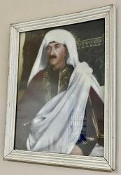 Eski Atatürk Mustafa Kemal Paşa derne yerli kıyafet ile eski çerçeveli portre Nadir eski Vom Art baskı 50 x 60 cm