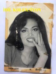 Türkan Şoray'ın Siyah & Beyaz Kartpostalı, Bella Color - 1970'li Yıllardan -15 x 10 cm Ebadında