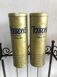 Antika - Tekirdağ Rakı Teneke Kutu 2 adet - kitantik - kitaLog