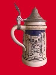 LOT.14 » Hollanda Valkenburg Şehri Kabartma Görselli porselen Tankart