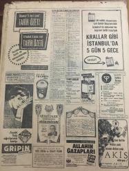 HÜRRİYET GAZETESİ  9 ARALIK 1966 YIL :19 SAYI :6687--65 Er Yanarak Öldü--Siirt AP İl başkanı :Artık canımızdan bezdik ---Vali ,asayiş sorumlularına moral verdi ---Bir Yunan Yolcu Gemisi Battı ,238 Kişi Boğuldu ---Çok eski bir lokomotif  hala Adana da çalışıyor ---Emekli bir assubay ,cami önünde bulduğu 12 bin liranın sahibini arıyor ---Çocukların yetiştirme  yurtları çoğalacak ---Gegiç : Hiç bir ilerleme yok hala aldığım Fenerbahçe ---Amatör Milli Takımımız Avrupa Kupasında Yarı Finale Kaldı ---Genç takım Rumenlerle berabere kaldı : 1-1---Sigaranın kansere sebep olduğu muhakkak ---7 Hayvan Terbiyecisi Avrupa ya Gidiyor ---Suriye ,Irak Petrol Şirketi ne el koydu ---İzmir de bir çok semti su bastı ---Büyük deniz faciaları ---Eşkiya işi için genel görüşme  açılacak --Radyo Programları --Belçika dan yapılan bir  davet üzerine ---Polis oyuncak tabancalı bir sabıkalıyı  arıyor ---