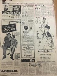 HÜRRİYET GAZETESİ 7 ARALIK 1966 YIL :19 SAYI :6885---İstanbul un elektrik derdi tartışılırken  cereyan sık sık kesildi ---Eşkiyalar meselesi senato ve meclisi harekete  geçirdi ---Şadiye  Kocam onu görünce deliye döndü diyor ---50 Bin liralık mücevher çalıp 2 yıl sonra tutuldu ---Kayınpeder -damat ayrı çetelerde  reislik yapıyor ---Üç çöp fabrikasının ihale  işi nihayet gerçekleşiyor ---Zeki Müren :Bu akşam İstanbul  radyosunda  ---Sahte ehliyet veren Paris trafik müdürü on milyon lira rüşvet  almış --Beşiktaş -Fenerbahçe --Galatasaray spor sitesi kuruyor ---Gençler ,Romanya yı güç mağlup etti :1-0---Basketçiler  şerefine verilen kokteyl fiyasko ile  kapandı ----Şampiyon Çek Takımı dün yine antrenman yaptı ---Sarıyerliler ateş püskürüyor ---Kısmet Pasifik te kasırgaların dinmesini bekliyor ---Türk denizcisi dünya turunda --3 Kişinin katili eşkiya yakalandı ---Toto da 10 bilenler 27.5 lira alacak ---Kısmet Pasifikte Fırtınaların Dinmesini Bekliyor ---