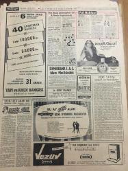 HÜRRİYET GAZETESİ 6 ARALIK 1966 YIL :19 SAYI :6684---Sultanahmet Cezaevinde 3Gangster Hücreden Kaçtı --Memurlar için ayrılan 470 milyon lira avans olarak verilecek ---Kızlara laf atan imam da bir de tabanca bulundu ---Üç çocuk ile anneleri kanlar için yerde cansız  yatıyorlardı ---Gayri meşru kocasını  kalbinden bıçakladı ---Tatvan da  eşkiyalar 2 kişiyi yaralayıp kaçtı ---Boru hattında  200 işçi bugün  greve başlıyor ---Nebati yağ işçilerinin grevine hükümet el koydu ---Belediye meclisi otobüslere  yapılacak zam için toplanıyor ---Gülek yoksul 10 üniversite tabelası  okutulacak ---Gençler ,Mersin de Romanya ile oynuyor ---Beşiktaş -Fenerbahçe  maçının hazırlığı  başladı ---İtalyanlar ringten kaçmayı  tercih etti ---Baskette ikinci olabildik ---Büyük bir zevkle dinlediğiniz: Ali Uğurlu  ---Londra da bir hindi 500 liraya satılıyor ---Kayıp tüccarın  denizden  cesedi çıktı ---Zeki Müren in Dertlere Derman Kampanyası --