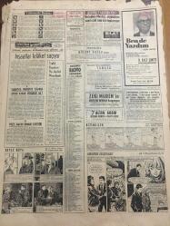 HÜRRİYET GAZETESİ 6 ARALIK 1966 YIL :19 SAYI :6684---Sultanahmet Cezaevinde 3Gangster Hücreden Kaçtı --Memurlar için ayrılan 470 milyon lira avans olarak verilecek ---Kızlara laf atan imam da bir de tabanca bulundu ---Üç çocuk ile anneleri kanlar için yerde cansız  yatıyorlardı ---Gayri meşru kocasını  kalbinden bıçakladı ---Tatvan da  eşkiyalar 2 kişiyi yaralayıp kaçtı ---Boru hattında  200 işçi bugün  greve başlıyor ---Nebati yağ işçilerinin grevine hükümet el koydu ---Belediye meclisi otobüslere  yapılacak zam için toplanıyor ---Gülek yoksul 10 üniversite tabelası  okutulacak ---Gençler ,Mersin de Romanya ile oynuyor ---Beşiktaş -Fenerbahçe  maçının hazırlığı  başladı ---İtalyanlar ringten kaçmayı  tercih etti ---Baskette ikinci olabildik ---Büyük bir zevkle dinlediğiniz: Ali Uğurlu  ---Londra da bir hindi 500 liraya satılıyor ---Kayıp tüccarın  denizden  cesedi çıktı ---Zeki Müren in Dertlere Derman Kampanyası --