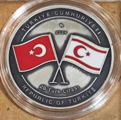 KIBRIS BARIŞ HAREKÂTI’ NIN 50. YIL DÖNÜMÜ OKSİDE GÜMÜŞ  (SERTİFİKALI) ÇİL