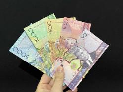 Türkmenistan 50-100-500-1000-5000 Manat 2005 Çil Kağıt Para Seti Nadir Çıkar.