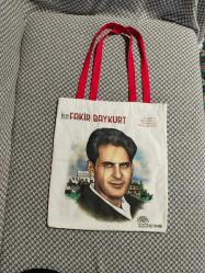 Fakir Baykurt baskılı bez torba