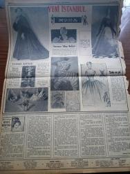 Yeni İstanbul Gazetesi - 30 Aralık 1956 - Anayasamız Yazan Doktor Yavuz Abadan Köşe Yazısı - Kıbrıs Davasında Atina Yalnız Kaldı - Şam'da Yeni Kabine Buhranı - Devlet Demiryolları Dizel İşletmesi Kuruluyor - Hürriyet Partisi Grubu Dün Bir Tebliğ Neşretti - Moskova İsrail'in Mısır'dan Derhal Çekilmesini İstiyor - Kurtarıcı Atom Yazan Refik Halid Karay - Ortadoğu'ya Rus Sızmasının Önlenmesi İçin Yeni Tedbirler - Nasreddin Hoca Karikatür Çizen Yüksek Ünsal - Yüzen Bahçe Yazan Refik Halid Karay Yazı Dizisi - Trafik Müdürü Orhan Eyüboğlu Yılbaşında Trafiğin Aksamıyacağını Bildirdi - Tifo ve Difteri Salgınına Dair - Dev Tankerler Yazan Mümtaz Soysal - Aşklar İle Barbaros Yazan Tevfik İnce Yazı Dizisi -  Macar İşçilerinin Pasif Mukavemeti - Yılbaşı Hazırlığı Yazan Mualla Bayraktar - Fenerbahçe Emniyeti Dün Ezici Bir Farkla Yendi 6 0 - Stefan Zweig Fouche Çeviren Nezihe Türkkan Yazı Dizisi - Beşiktaş İzmir'de Dün Altınordu'yu 6 1 Yendi - Sayıdaki Esrar Yazan Conan Doyle Yazı Dizisi - Yılbaşı