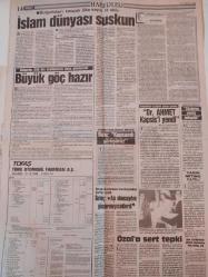 Milliyet Magazin Gazetesi - 23 Haziran 1989 - Eski manken yeni sunucu - Ahmet Mavitan'ın eski eşi Yıldız Arhan 9 yaşındaki kızının da mankenliğe çok hevesli olduğunu söylüyor. Serpil Akıllıoğlu - TRT'de oda saltanatı - Nigar Uluerer - Tulu Çizgen - Antika tutkusu - 6 yıllık hasret - Karl Malden - İspanyolların katliamı - Engin Cezzar - Özal'a sert tepki - Bulgaristan'ı kınayan ülke sayısı 18 oldu - Büyük göç hazır - Gazete tam değildir sadece 2 sayfası mevcuttur
